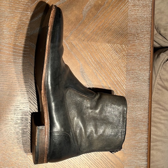 Sartori Gold Leather Ankle Boots Size 10.5 - Picture 6 of 9